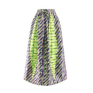 Long Maxi Skirt One Size Fit All Cotton Material Boho & Hippie Skirt African